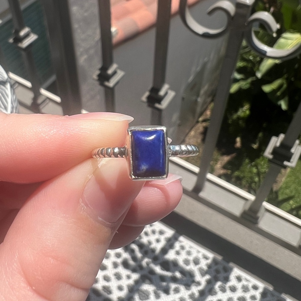 Lapis - Sterling Silver Ring
